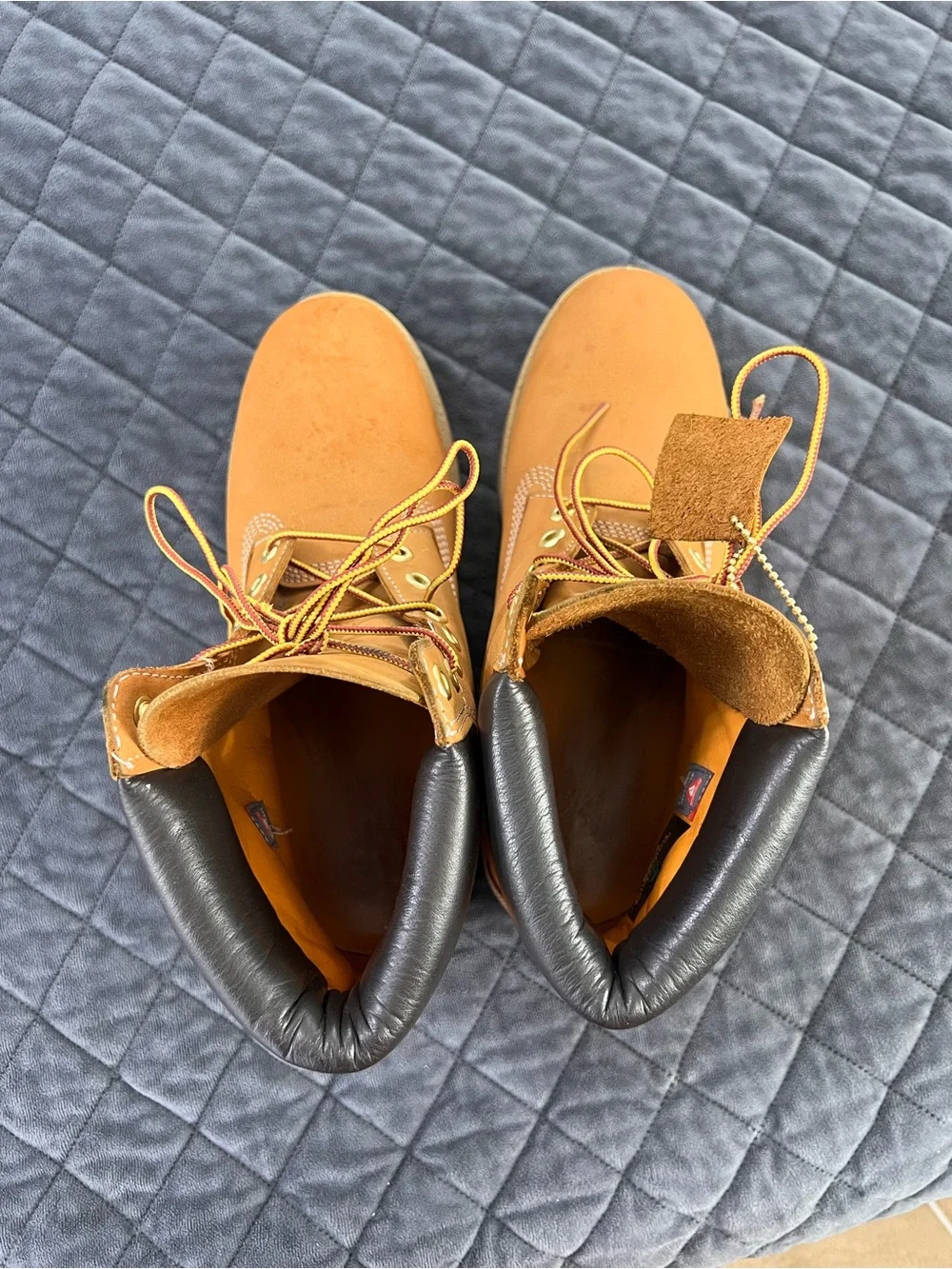 Timberland Boots Shoes Men’s Size 9.5 Wheat Nubuck High Top Lace Up